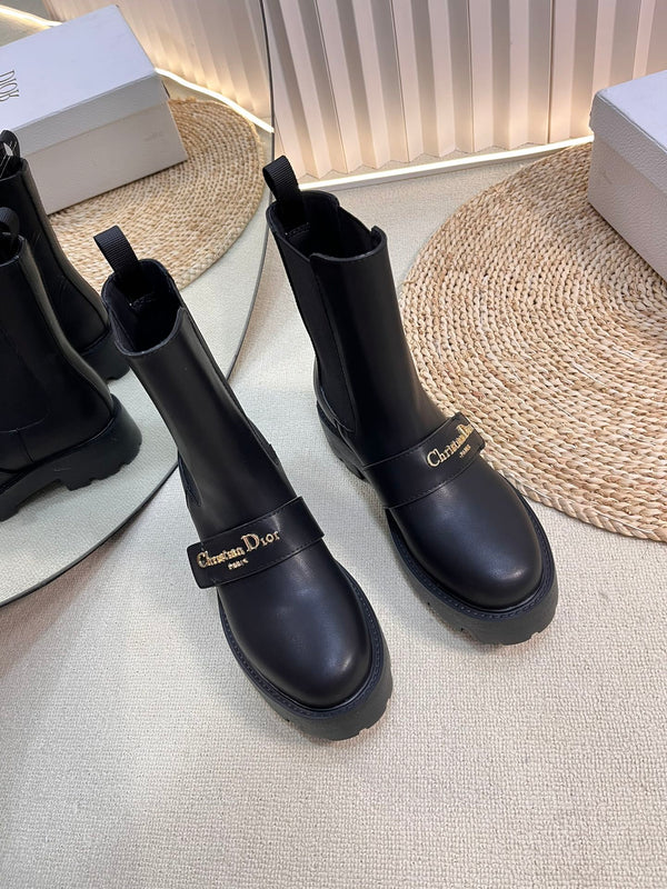 D-Quest Ankle Boot 35mm In Black Calfskin 992669