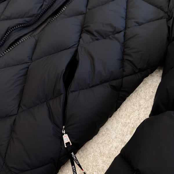 Moncler 2025 Blouson Averole Noir Polyester Duvet