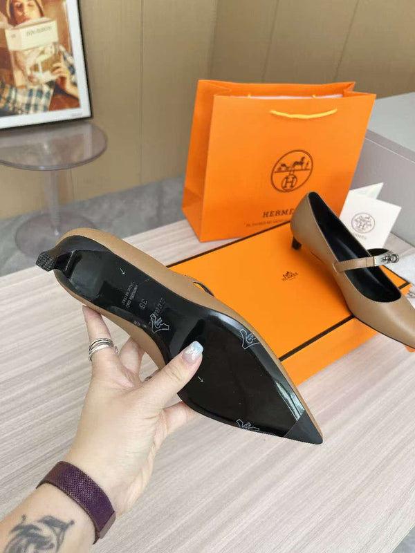 Kiara 40 pump Brown Calfskin 214049