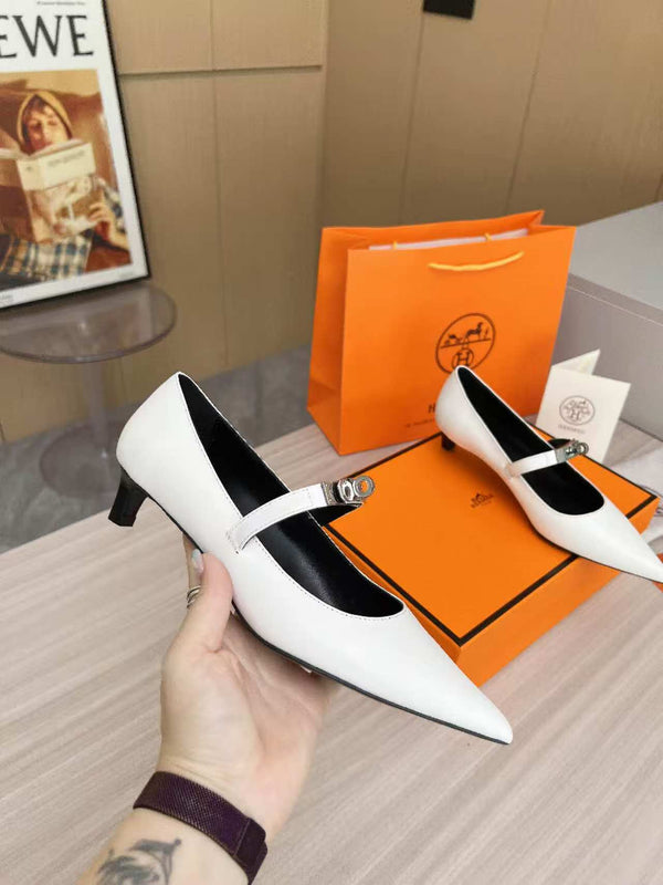 Kiara 40 pump White Calfskin 214051