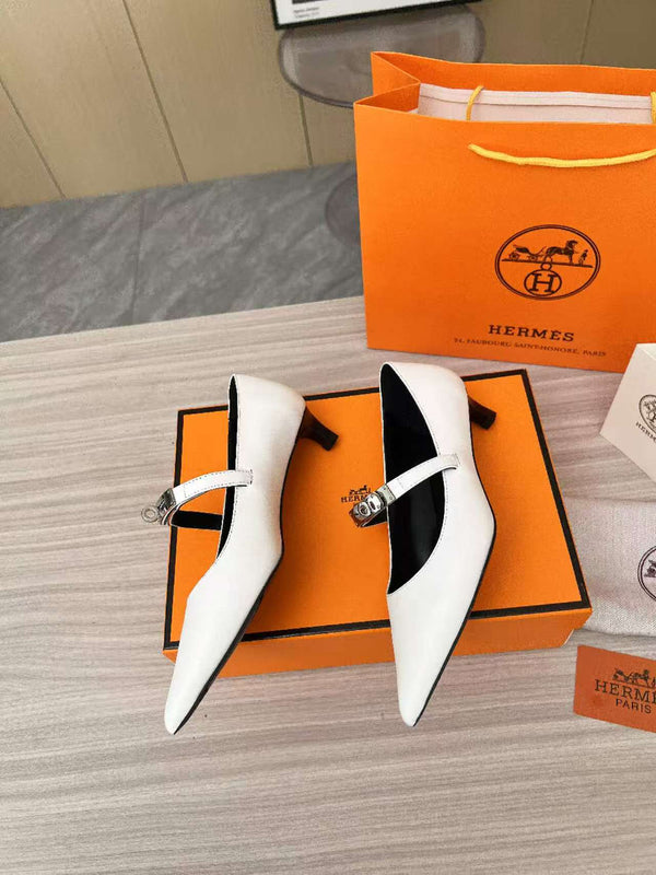 Kiara 40 pump White Calfskin 214051