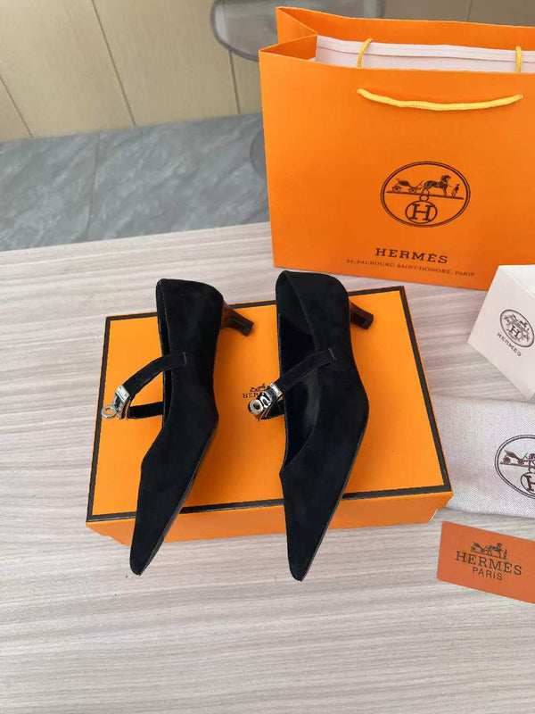 Kiara 40 pump Black Suede 214054