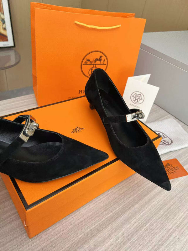 Kiara 40 pump Black Suede 214054