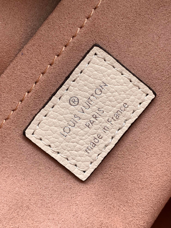 LV Hopscotch Bag 25cm White Grained Epi Cowhide Sliver HW