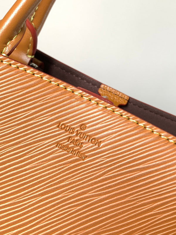 LV Marelle 30cm Tote Bag Caramel mix Brown Epi grain leather 241072