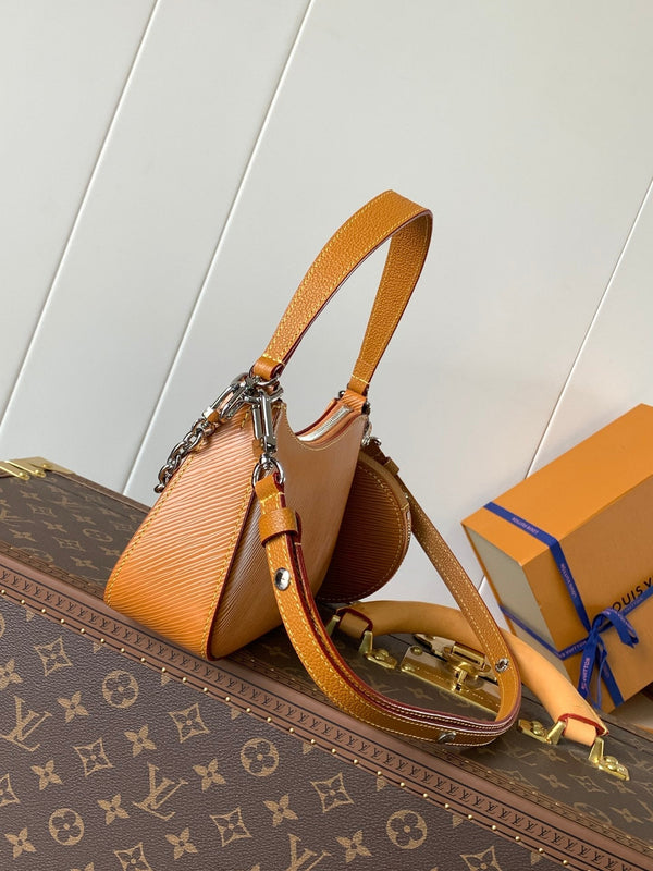 LV Marellini 19cm Caramel Epi Grain Cowhide Metal HW
