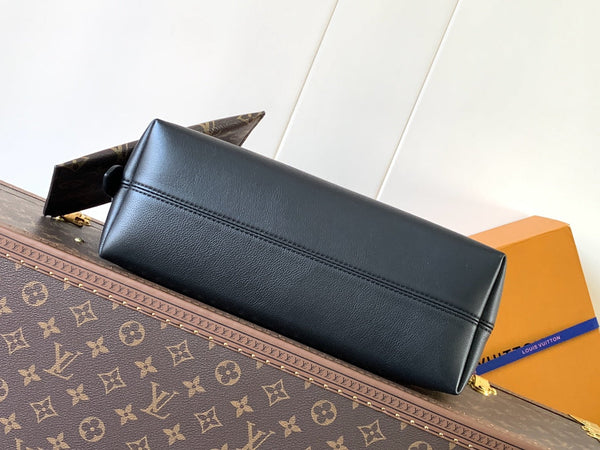 LV Low Key Messenger 30cm Black Calfskin GHW