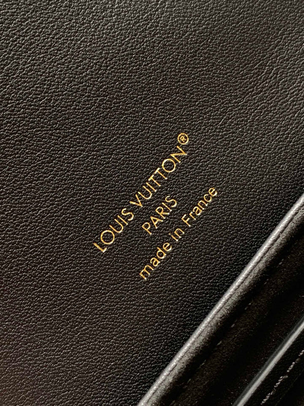 LV Coussin 26cm Backpack Black Gold Leather 252649