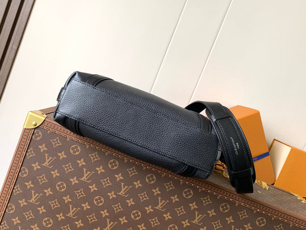 LV Nano LV Biker 30cm Black Sheepskin & Cowhide Metal