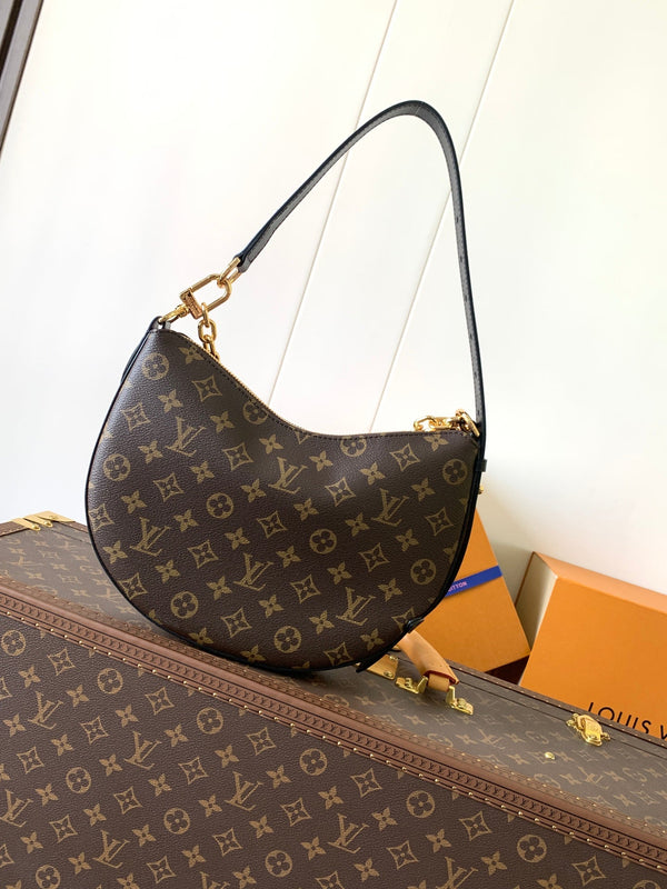 LV Cookie BB Bag 28.5cm Brown Monogram Canvas & Cowhide GHW
