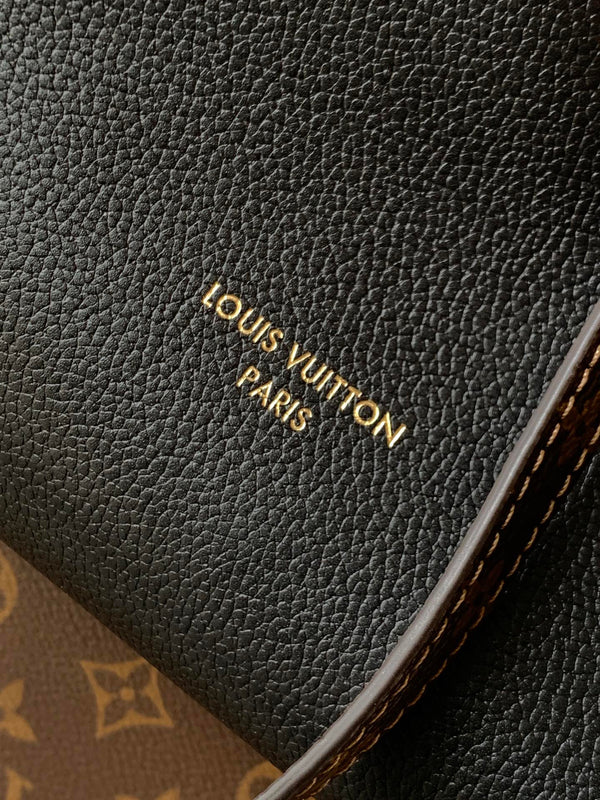 LV M26037 Express Travel 45cm Black Cowhide GHW