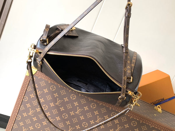 LV M26039 Express PM Handbag 26cm Black Cowhide GHW