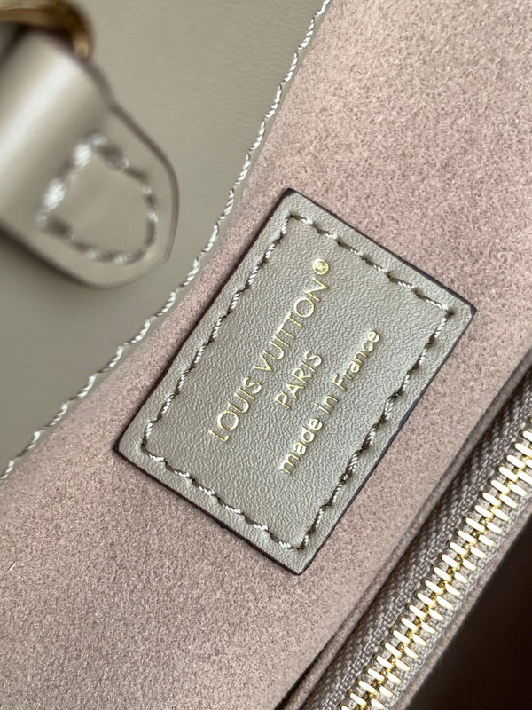 LV City Avenue PM 30cm Apricot Monogram Embossed Shadow Cowhide