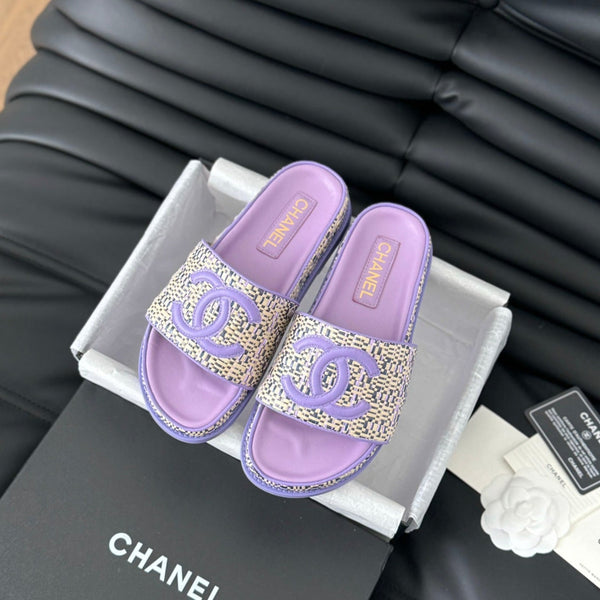 Slippers Sheepskin Heather Purple