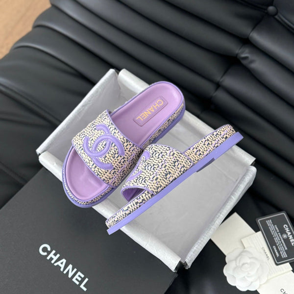 Slippers Sheepskin Heather Purple