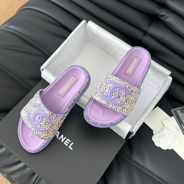 Slippers Sheepskin Heather Purple