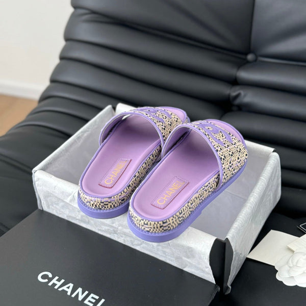 Slippers Sheepskin Heather Purple