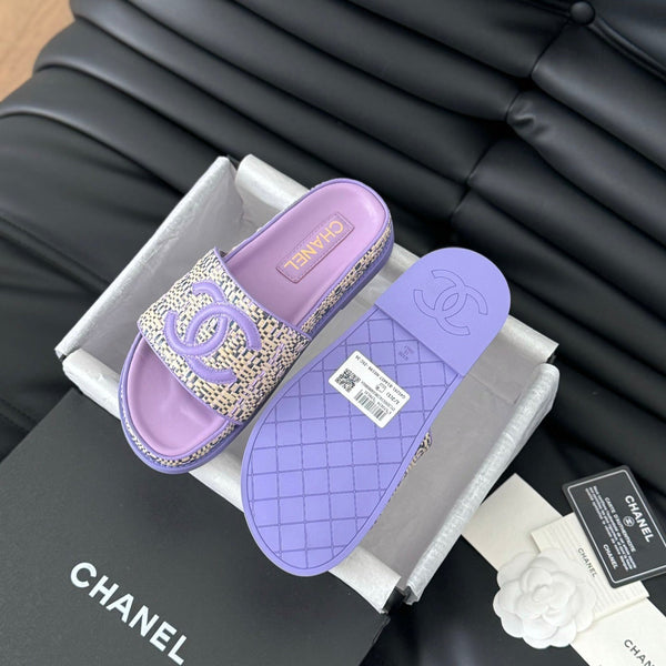 Slippers Sheepskin Heather Purple