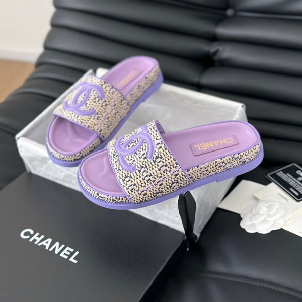 Slippers Sheepskin Heather Purple