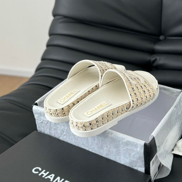 Slippers Sheepskin Beige Cream