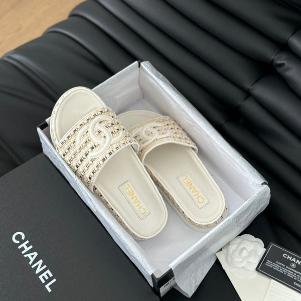 Slippers Sheepskin Beige Cream