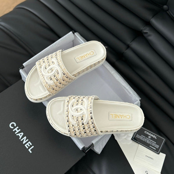 Slippers Sheepskin Beige Cream