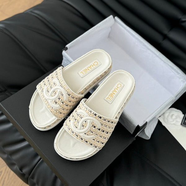 Slippers Sheepskin Beige Cream