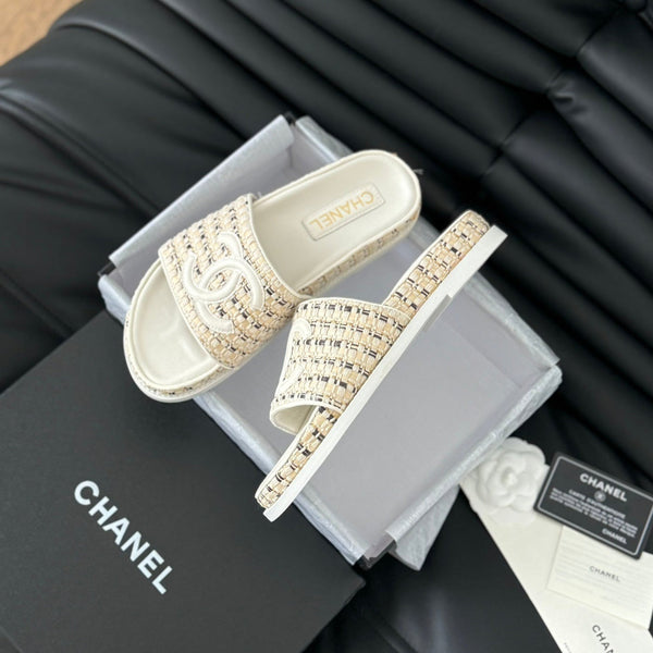 Slippers Sheepskin Beige Cream