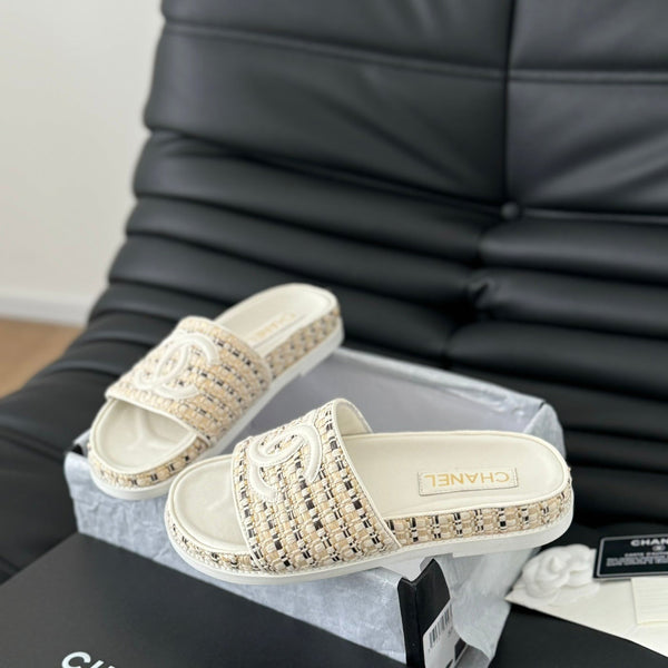 Slippers Sheepskin Beige Cream