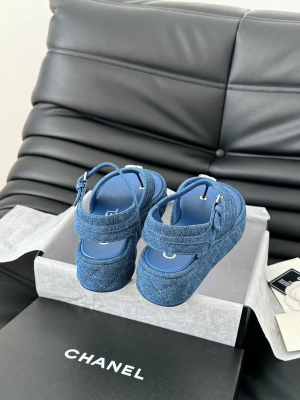 CC 25S Slingback Sandal Blue Denim