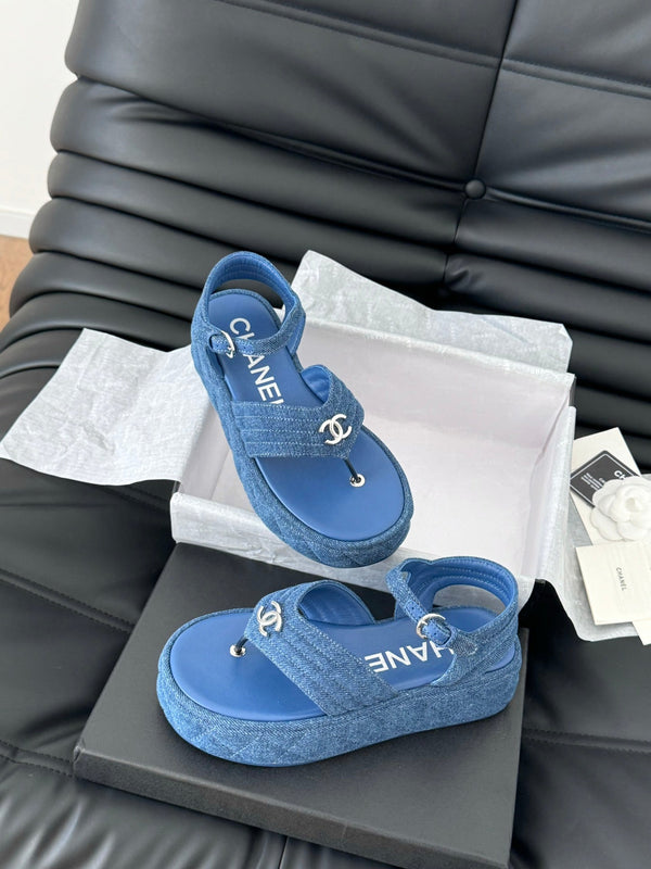 CC 25S Slingback Sandal Blue Denim