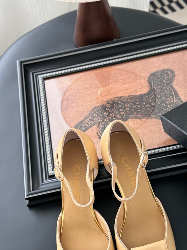 CC 25 Mary Jane Beige Pelle di vacchetta 305278