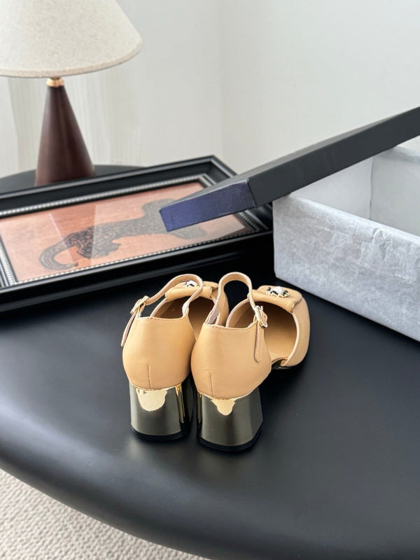 CC 25 Mary Jane Beige Pelle di vacchetta 305278