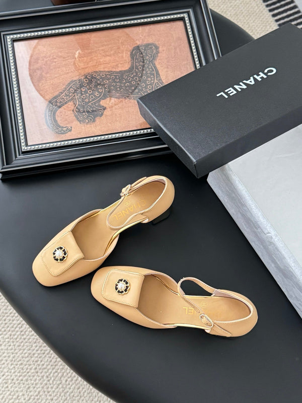 CC 25 Mary Jane Beige Pelle di vacchetta 305278