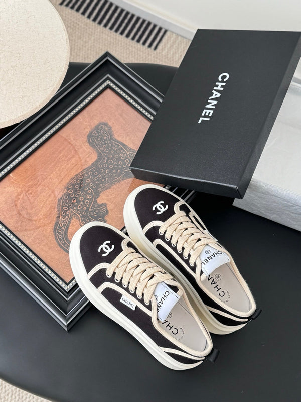 CC 25 Logo Printed Sneaker Black Fabric Original 305311