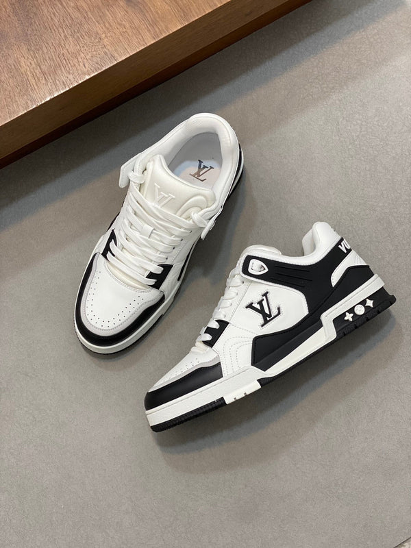 LV TRAINER BLACK WHITE SNEAKER
