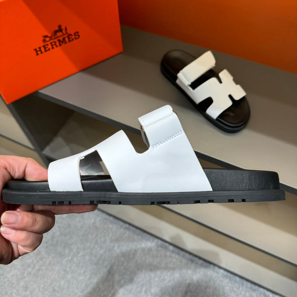 HM CHYPRE SANDAL WHITE CALFSKIN