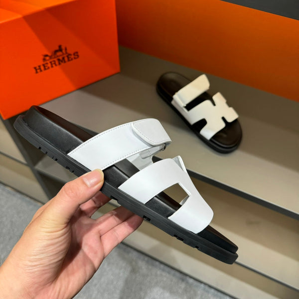 HM CHYPRE SANDAL WHITE CALFSKIN