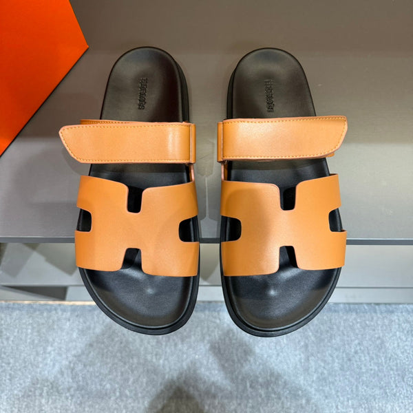 SANDALO HM CHYPRE IN PELLE DI VITELLO TANGERINE