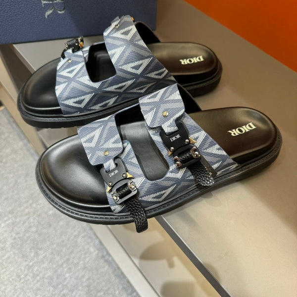 CD DOUBLE H-TOWN SANDAL ANCHOR CALFSKIN