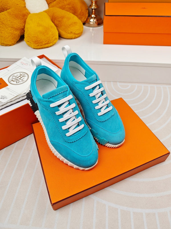 SNEAKERS BOUNCING IN PELLE DI VITELLO AZZURRO CIELO