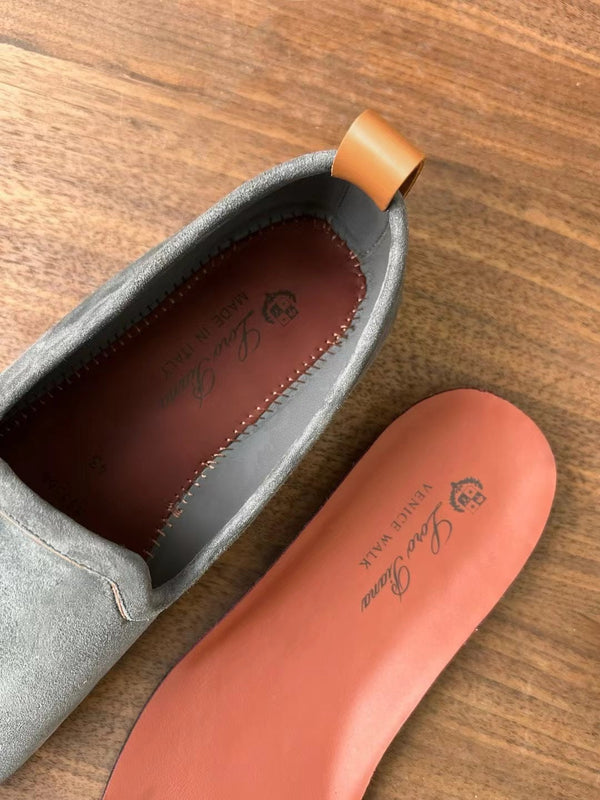 LP VENICE WALK LOAFERS STONE SUEDE