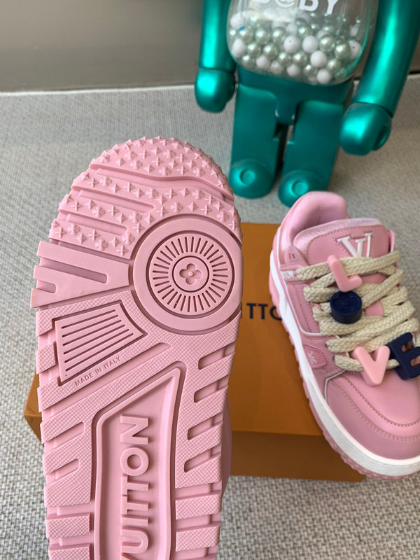 LV Trainer Maxi Sneaker Pink Calfskin