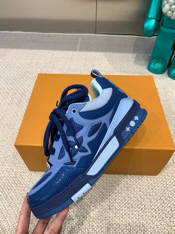 LV Skate Sneaker Dark Blue Cowhide