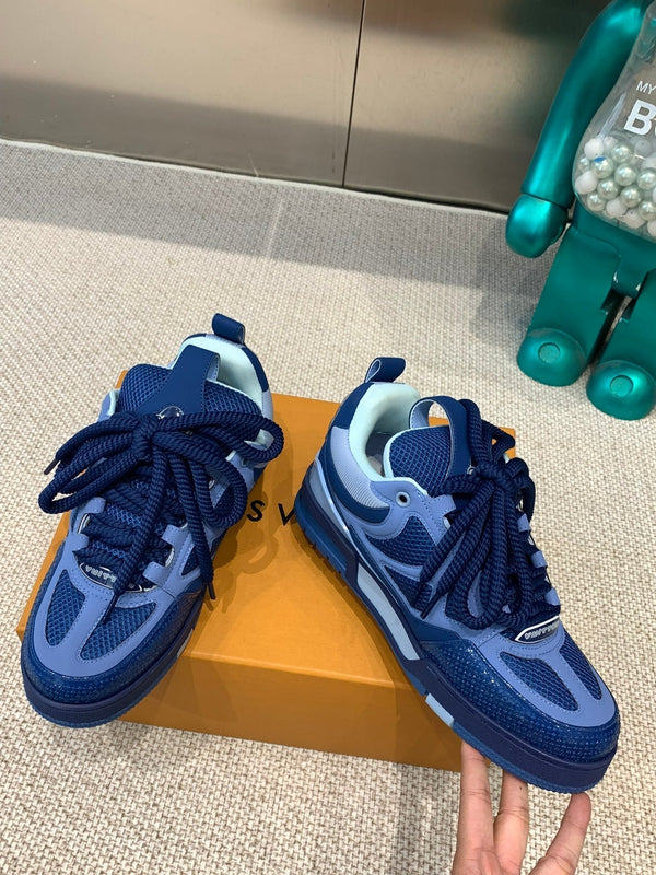 LV Skate Sneaker Dark Blue Cowhide