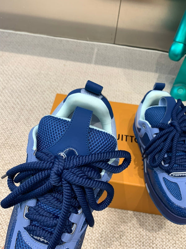 LV Skate Sneaker Dark Blue Cowhide