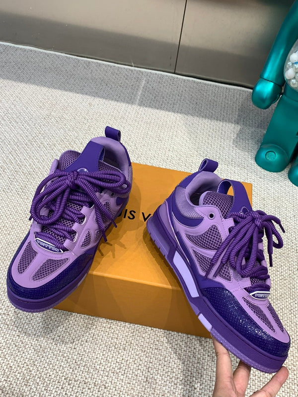 LV Skate Sneaker Purple Cowhide