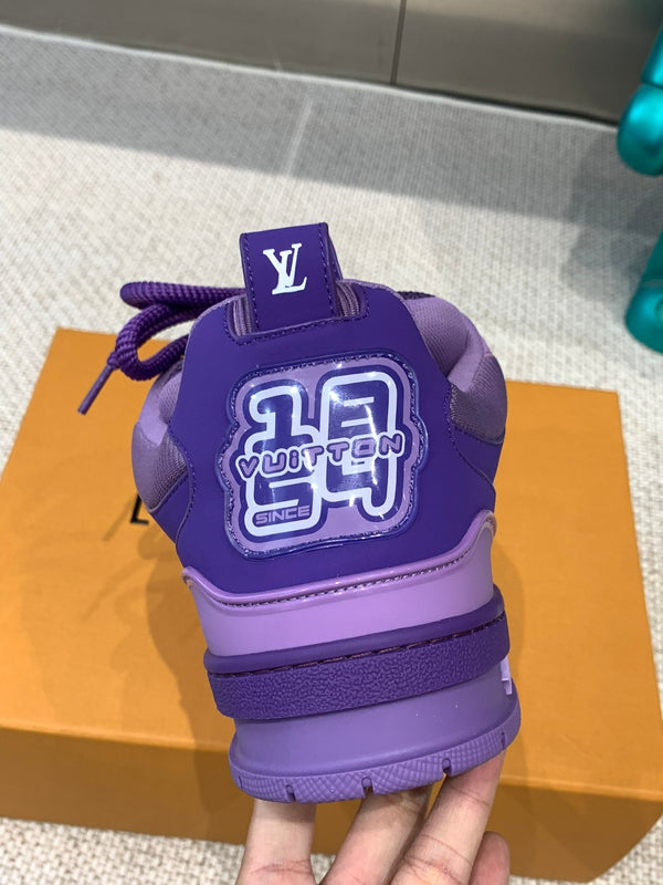 LV Skate Sneaker Purple Cowhide