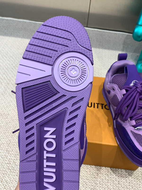 LV Skate Sneaker Purple Cowhide
