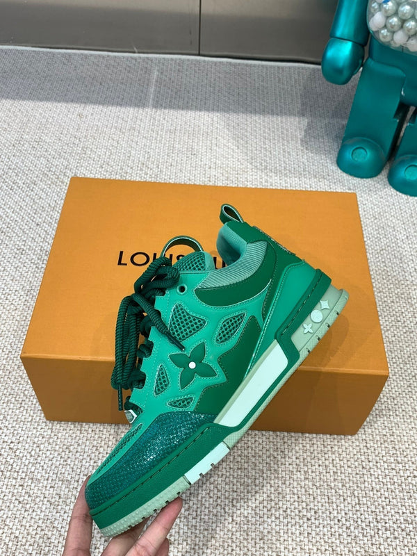 LV Skate Sneaker Green Cowhide